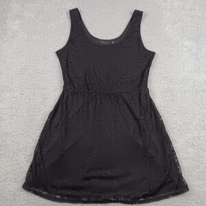 Metaphor Dress Fit & Flare Women XL Black Lace Sleeveless Scoop Neck